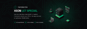 [信息] Xeon VPS 于法兰克福/德国推出 - 25% 折扣 |免费VPS赠品+双倍资源-百变无痕